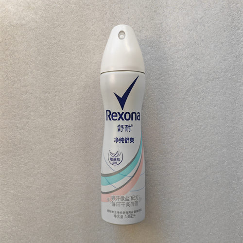 29年1月到期Rexona舒耐女士净纯舒爽爽身香体喷雾150ml敏感肌适用