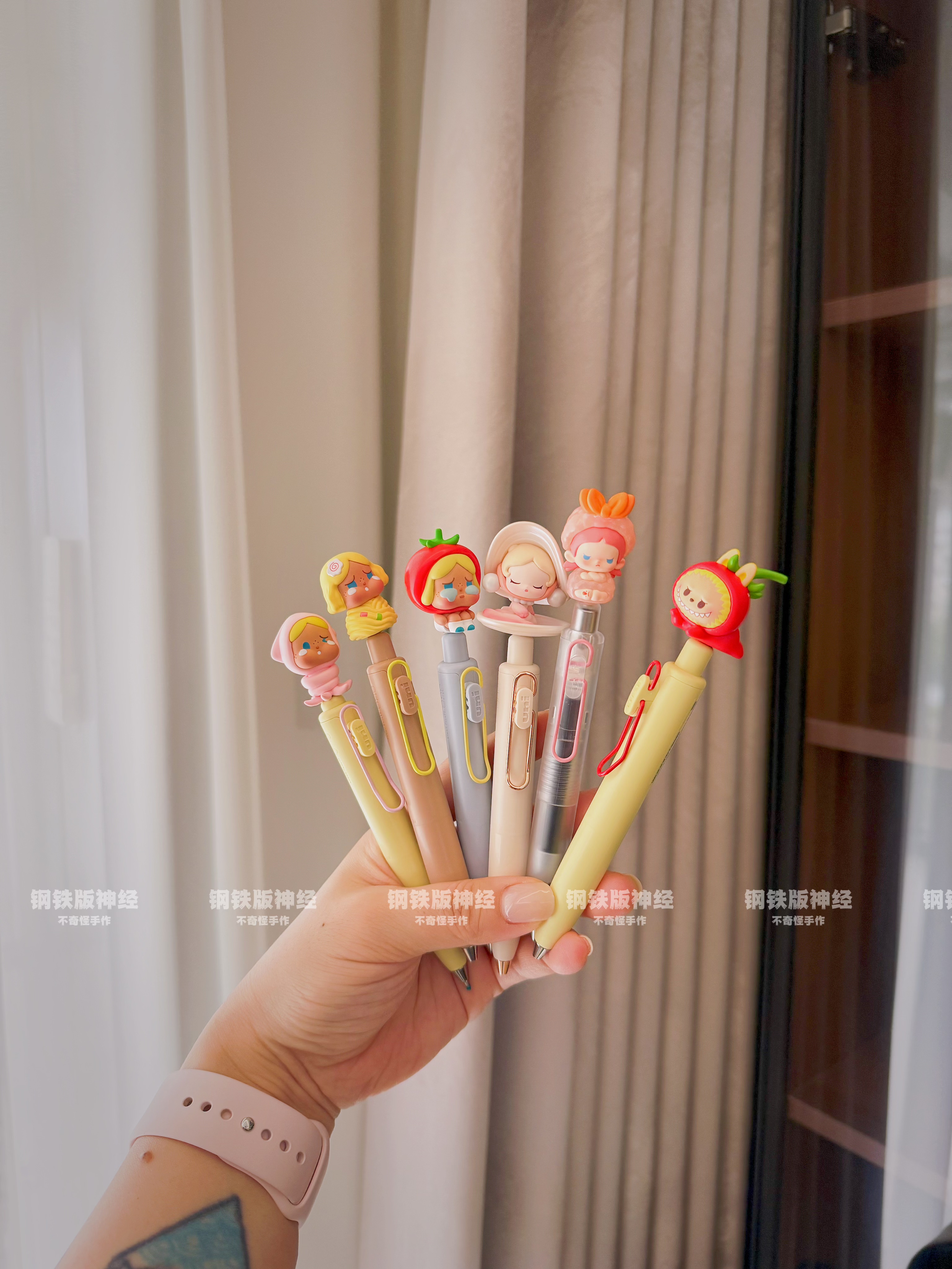 不奇怪手作正品火锅新品快乐开涮火辣登场萌粒小胖丁中性笔潮玩礼