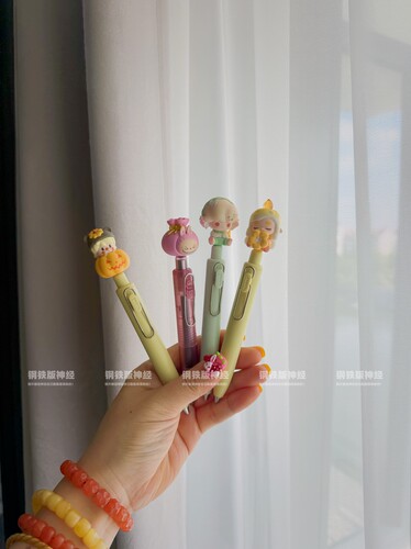 神经手作正品萌粒三菱小胖丁labubu福袋Chaka郊游Dimoo潮玩中性笔