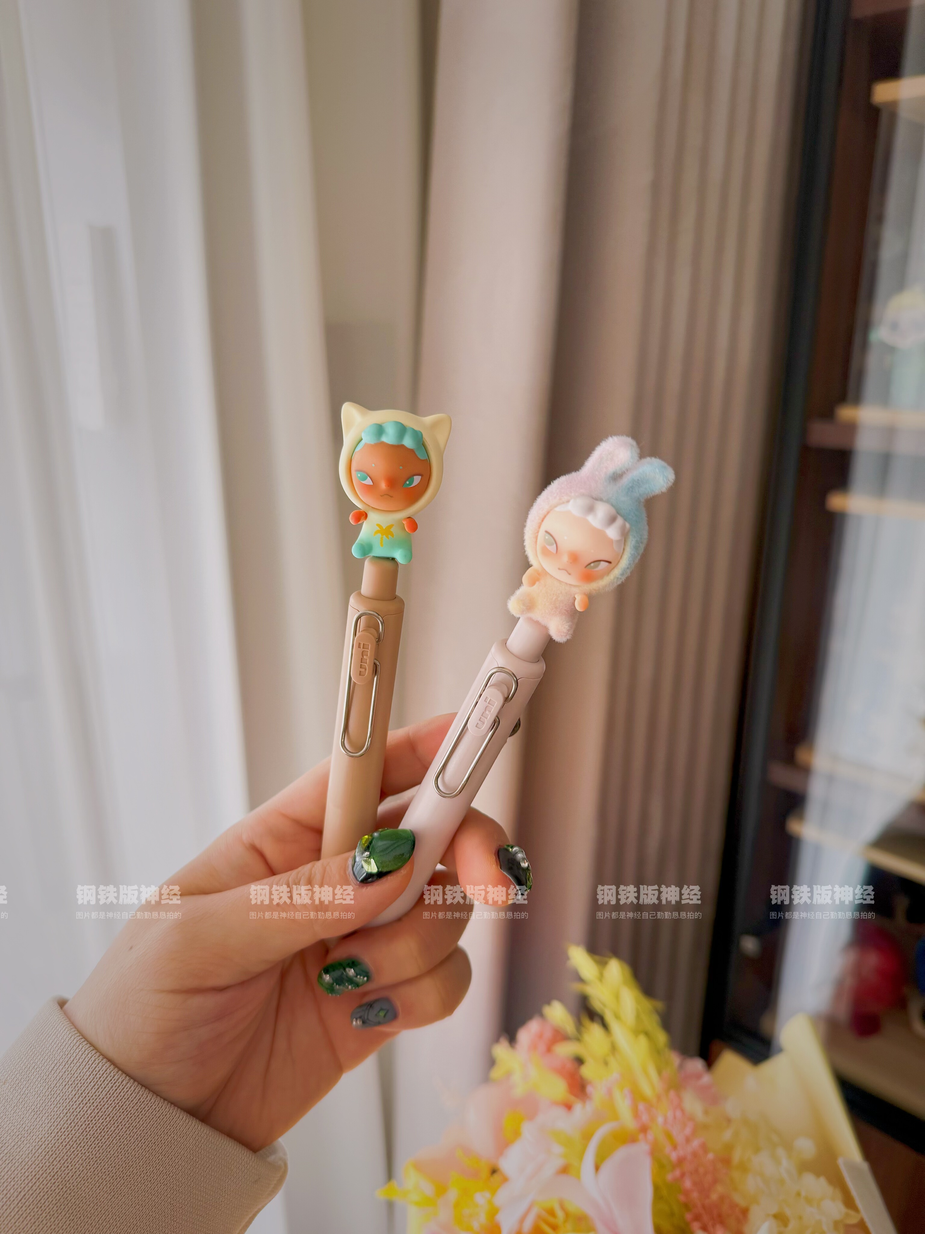 神经手作孤Sooya彩虹棉花糖ban椰子水正品三菱小胖丁潮玩礼中性笔