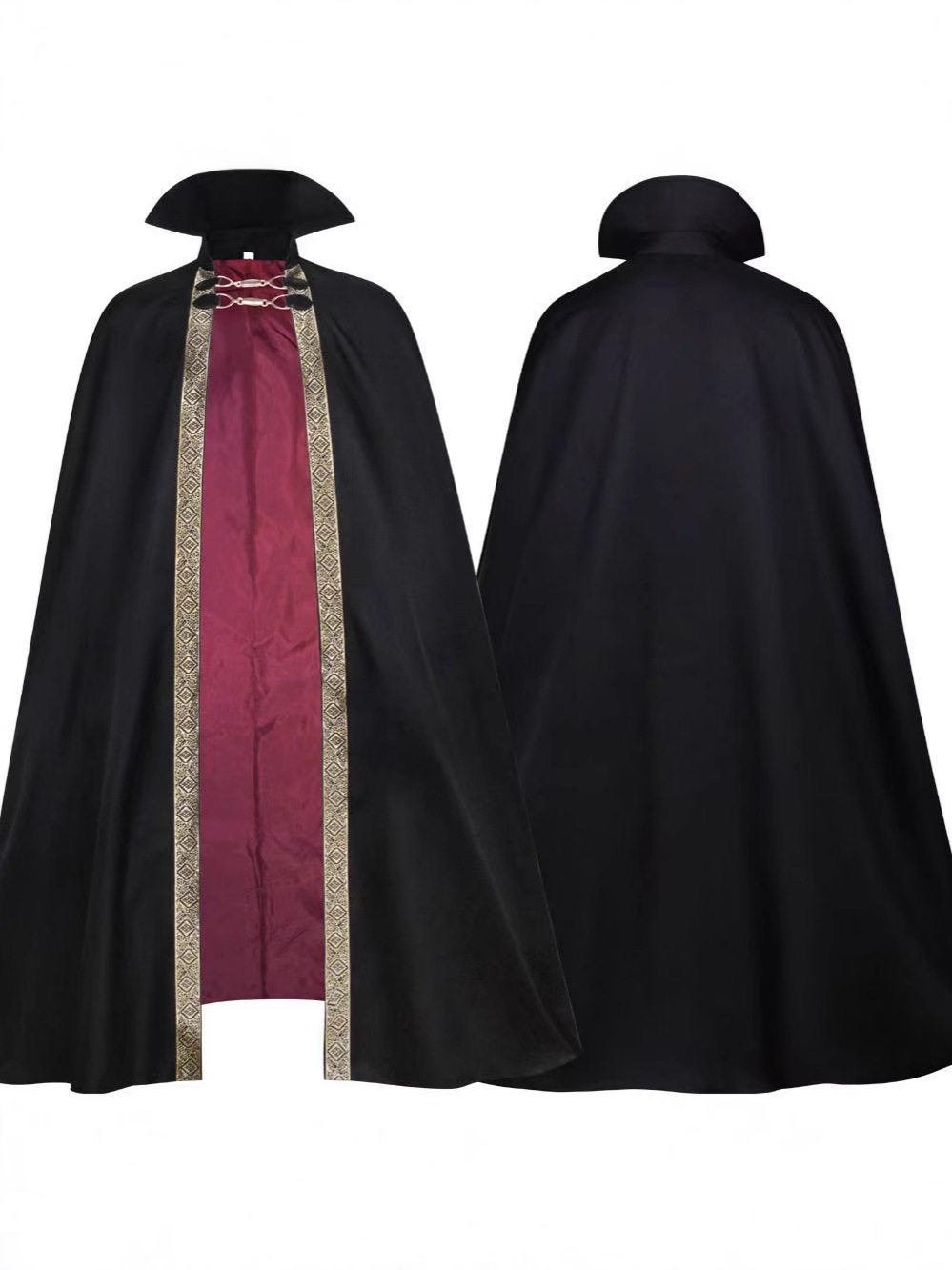 吸血鬼男爵披风斗篷cos服万圣节舞台角色表演cospiay服现货