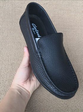 断码清仓特价处理真皮男鞋头层牛皮套脚超软舒适驾车鞋真皮男鞋