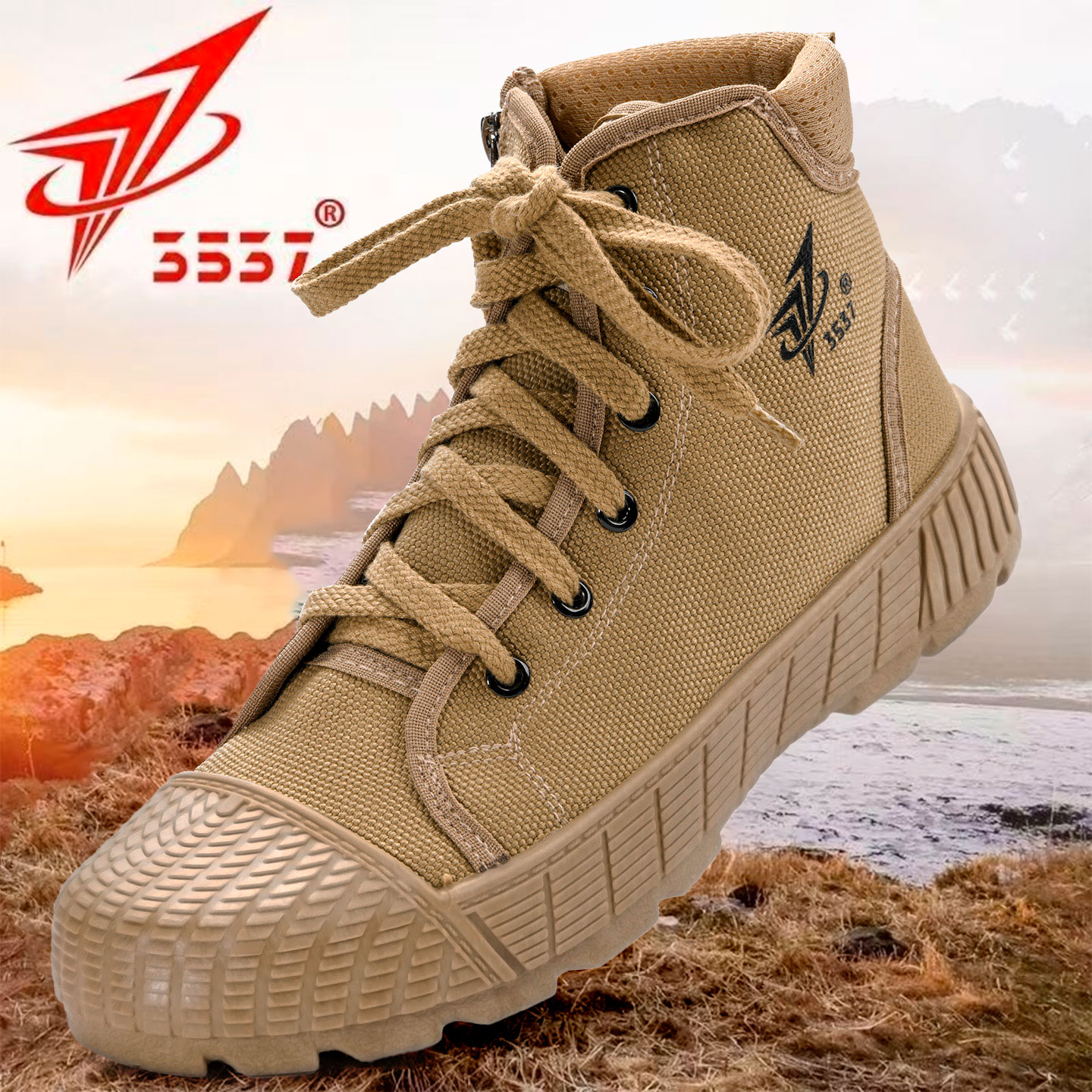正品3537高帮解放鞋劳动鞋工作徒步户外鞋防滑登山工地耐磨劳保鞋