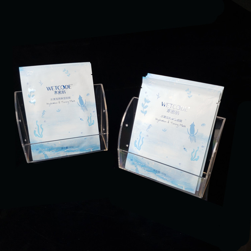 面膜架亚克力透明面膜盒展示架化妆品 香水 BB霜 口红架陈列架