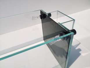 长背包全背包溢流 金晶超白 溪流缸 金鱼缸 底滤鱼缸  原生态鱼缸