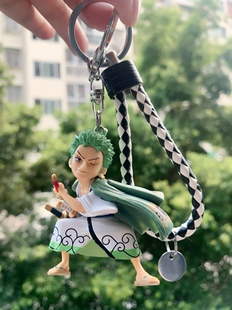 海贼王和之国路飞索隆娜美乔巴挂件公仔背包挂饰环扣钥匙扣礼品