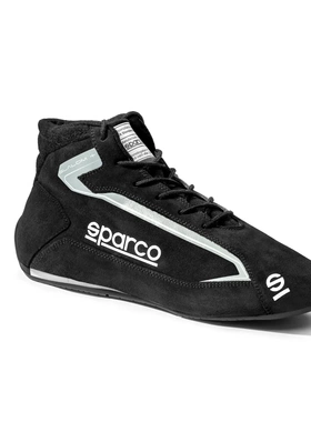 斯巴科赛车SPARCO初阶阻燃赛车鞋真皮FIA认证SLALOM+专业汽车竞赛