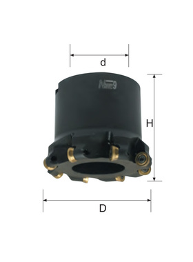 NINE9 圆刃铣刀头99802-MC22/25/31-50/63/80/100R4 (R9刀片)