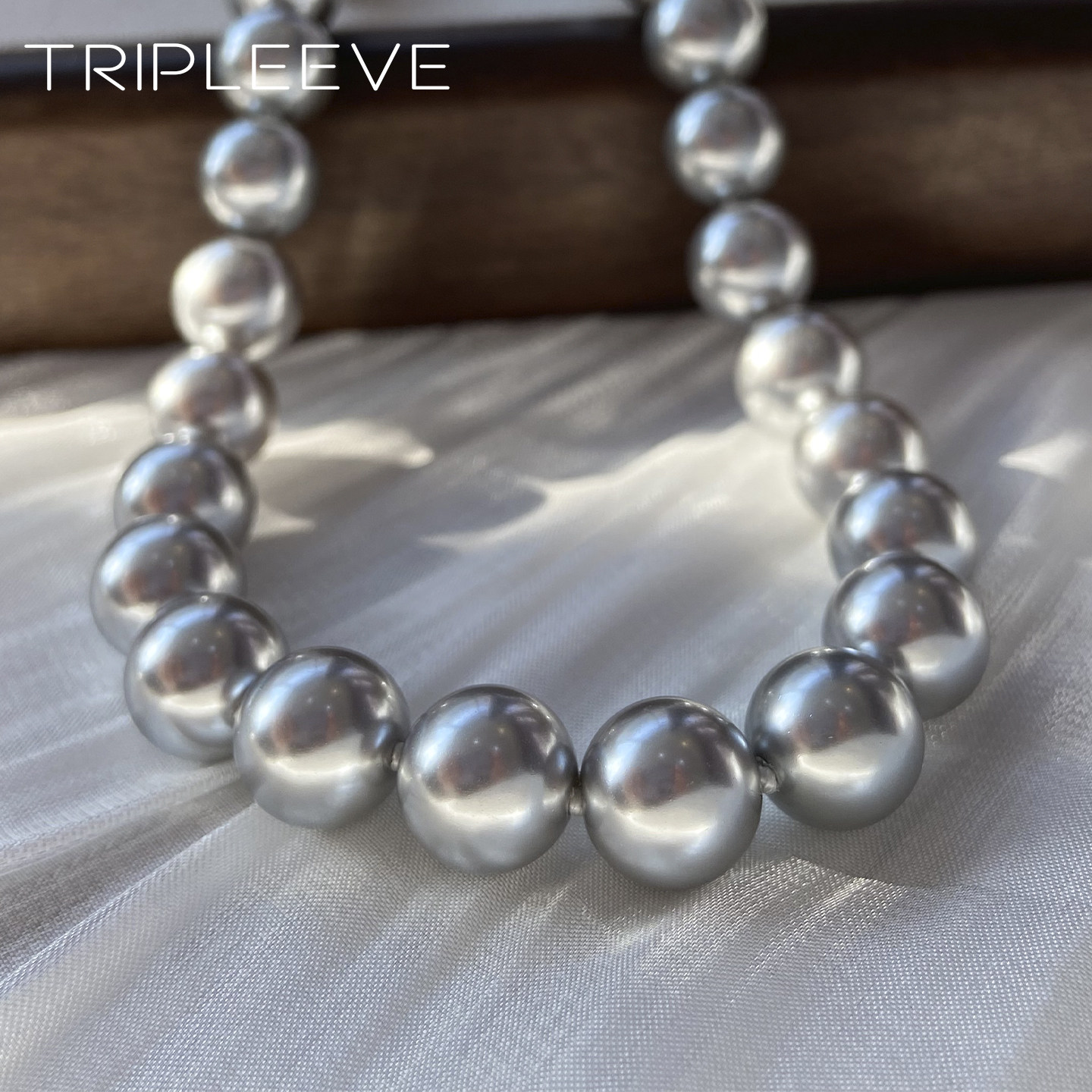 全进口配件!大溪地铂金灰珍珠项链进口施家616棉线打结s925纯银扣,饰品/流行首饰/时尚饰品新,项链,淘宝优惠券,粉丝福利购,淘宝优惠卷