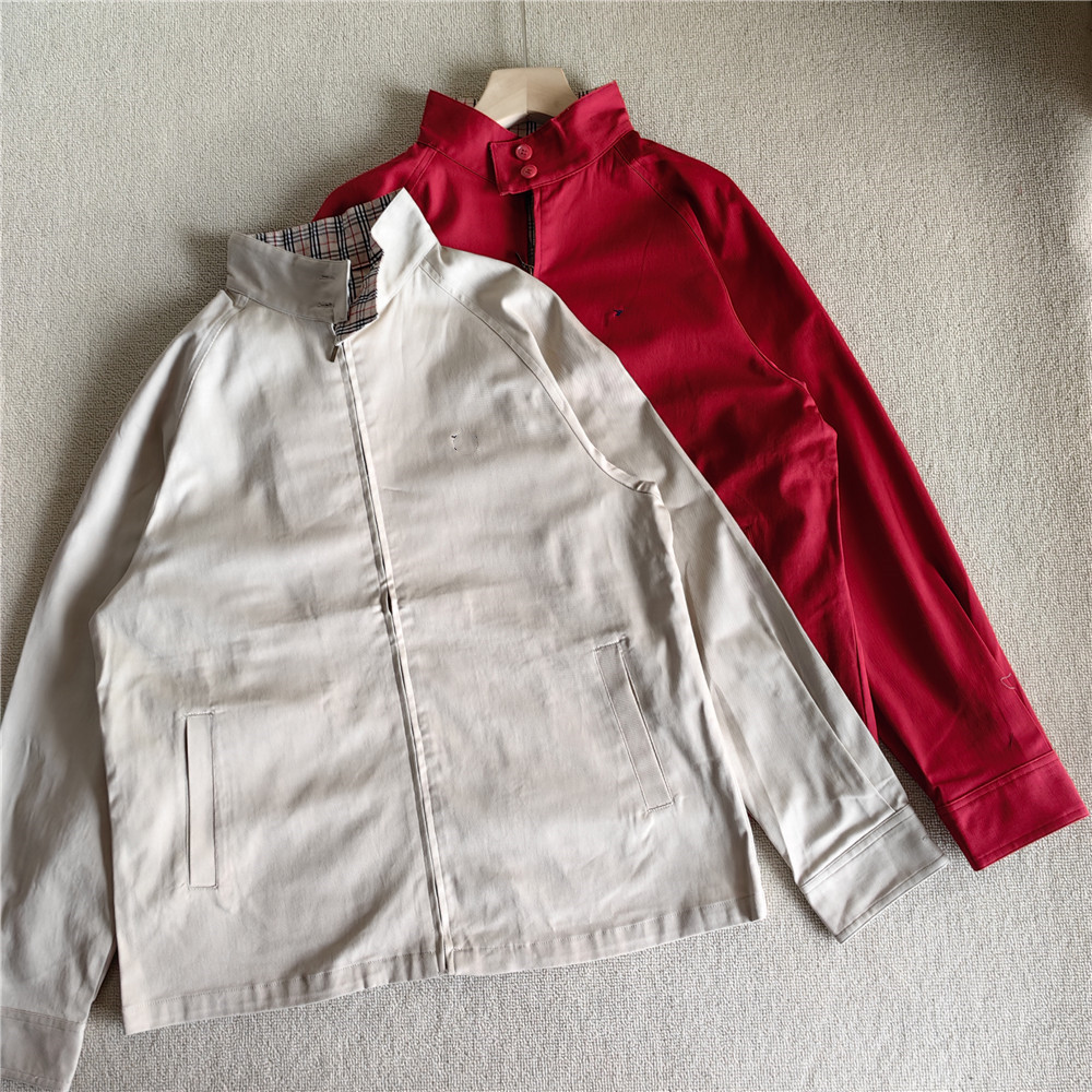 稀有英伦奢品日本线高端品质做工纯棉带弹力面料女款立领夹克