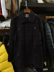 Premium Korean Men's Thick Wool Overcoat with Faux Fur Collar — Warm Lapel Coat, Clearance