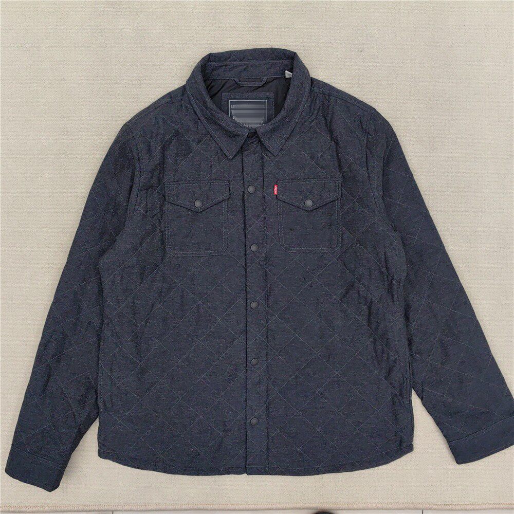 美系牛仔老牌 经典翻领双胸袋款  轻薄型棉衣棉服外套 新品