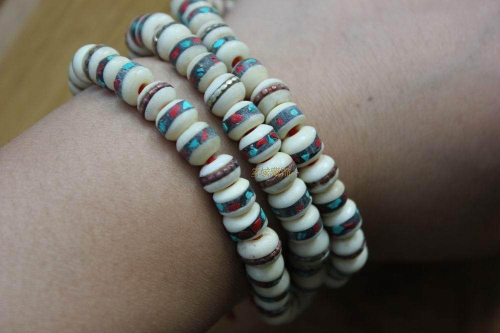 西藏尼泊尔工艺饰品手工民族藏族20新款复古佛珠念珠包邮手链手串