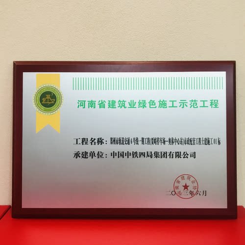 各种工程奖牌定制白玉兰奖牌证书