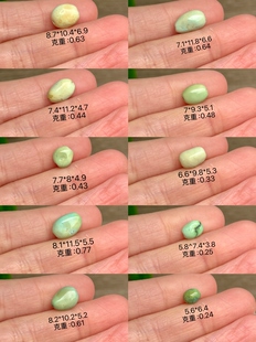 天然原矿绿松石高瓷精工特色菜籽黄吊坠DIY锁骨链配饰