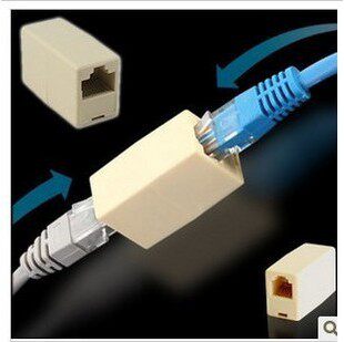 网络一对一 RJ45网络直通 网线对接 网线延长器 可帮助延长网线