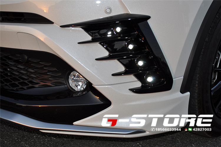 适用于丰田奕泽C-HR改装URBAN款前雾灯罩装饰后灯框LED日行灯包围