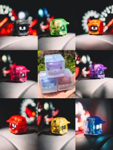 DASAI 3代MOCHI车载机器人透明头盔Dasai Mochi3晶透头盔替换摆件