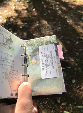 去公园 | m5&a7 无胶便签 活页内页微透 81g美国白牛（单面印刷）