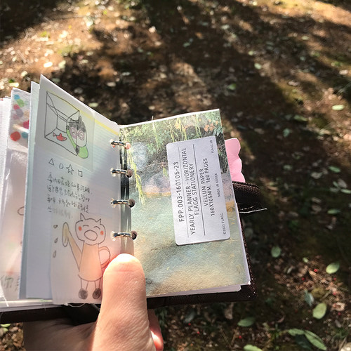 去公园 | m5&a7 无胶便签 活页内页微透 81g美国白牛（单面印刷）