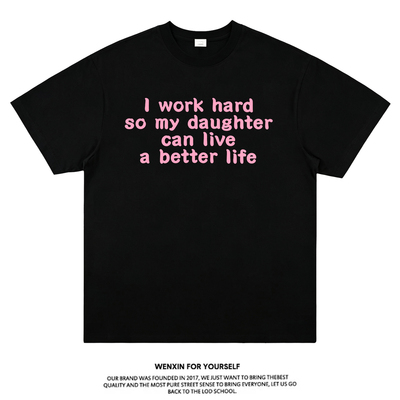 Iworkhardsomy短袖T恤