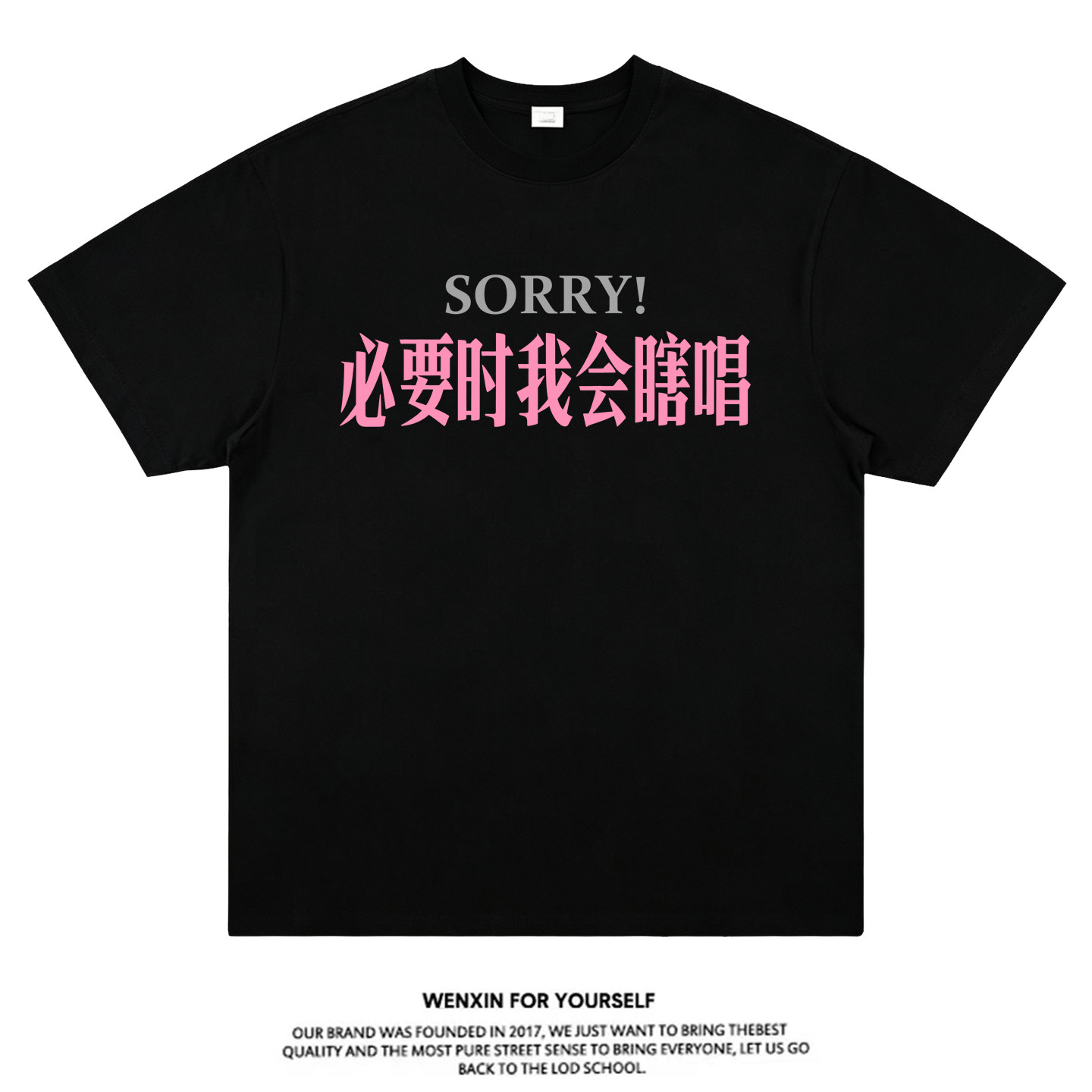 【sorry必要时瞎唱】t恤