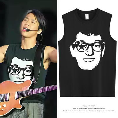 陶喆同款无袖背心坎肩