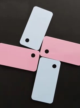 RFID珠宝电子标签15*30mm UHF RFID TAG PVC/PET915MHz带孔EPC U8