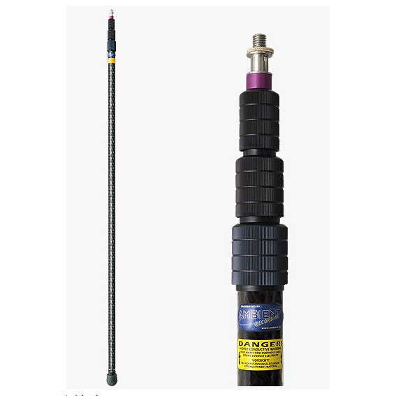 德国Ambient QP4140 5.4米轻型碳纤维话筒杆录音挑杆