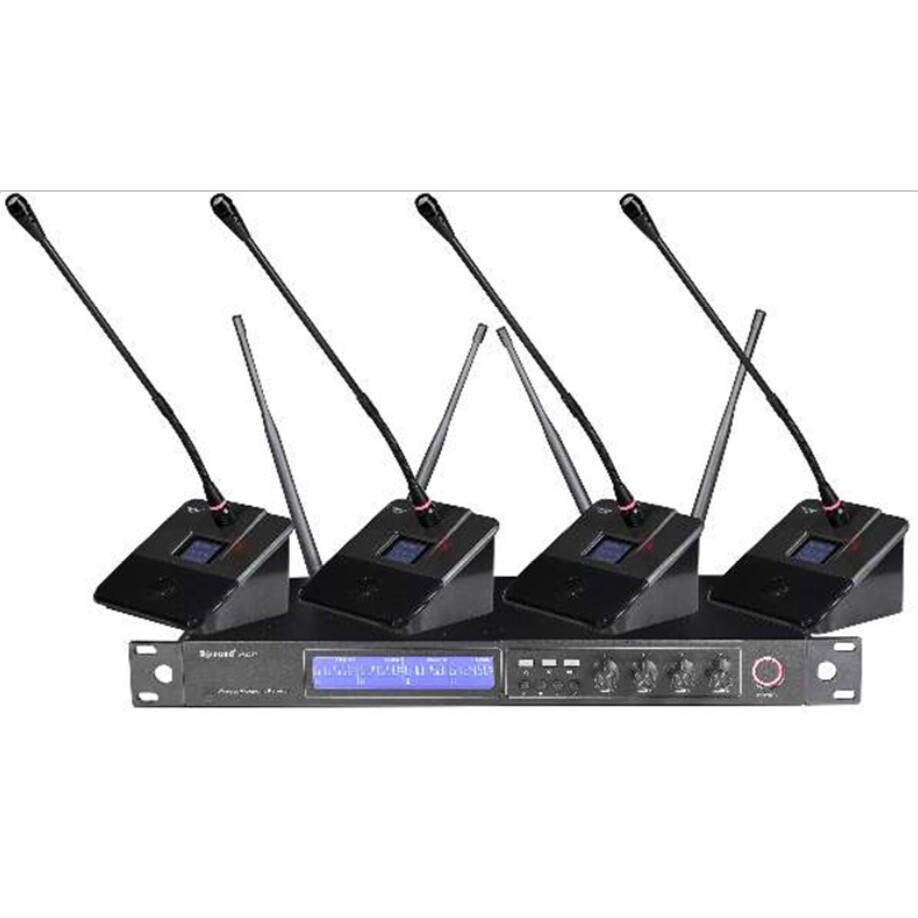 博捷BJSOUND WMC37一拖四无线会议鹅颈话筒麦克风