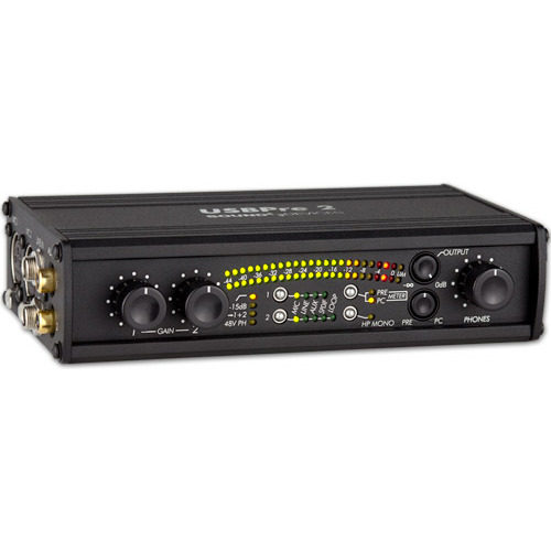 sounddevices USBpre2 专业声卡音频接口测试声卡