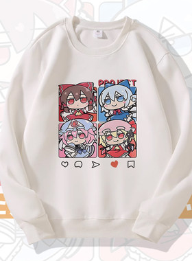 东方project雾雨魔理沙博丽灵梦二次元动漫周边外套卫衣cos服痛衣