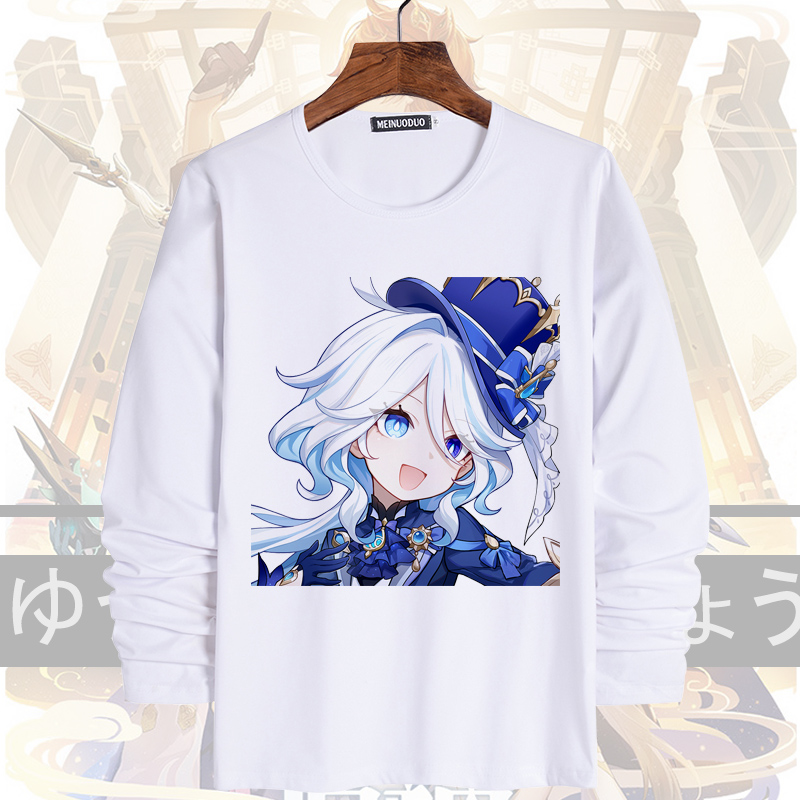 游戏加绒长袖t恤男衣服日系动漫周边二次元学生Q版秋季cos服痛衣