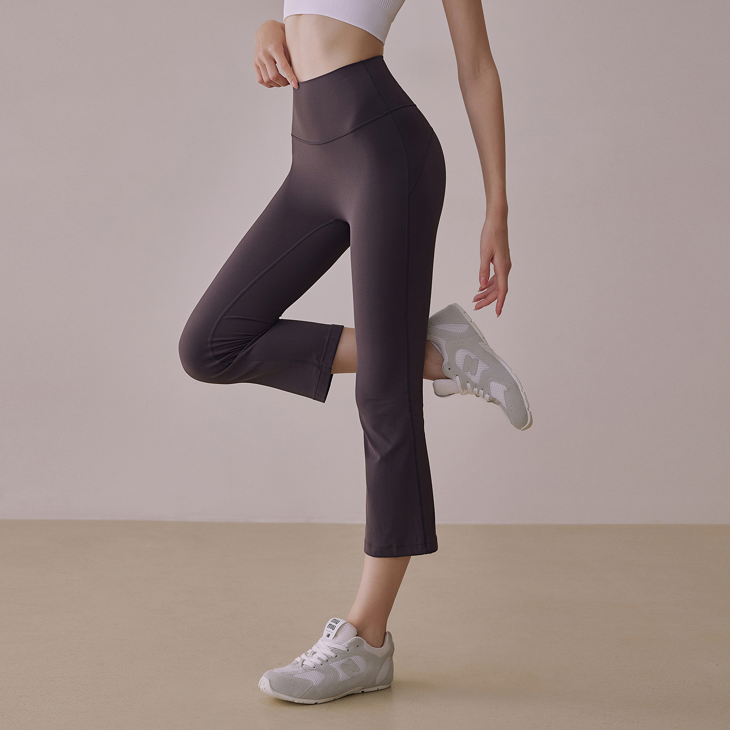 【lulu平替】微喇叭瑜伽七分裤夏