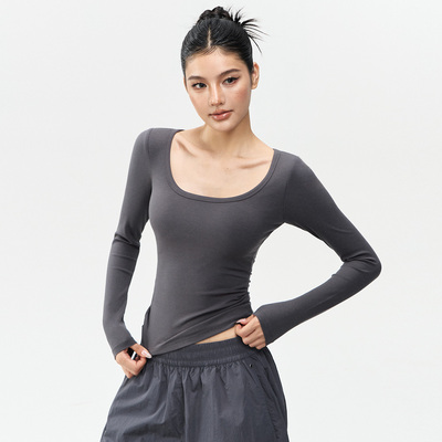 【露露同款】速干运动上衣U领