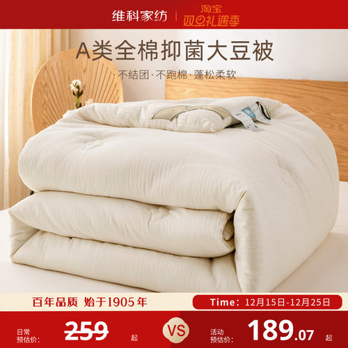 Veken/维科a类大豆纤维冬被