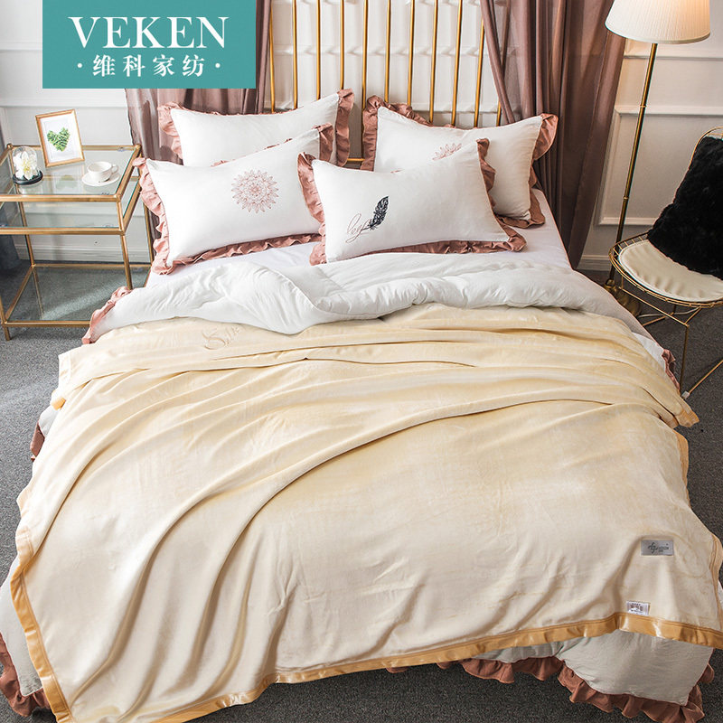 維科家紡桑蠶絲毯真絲毯子休閑毯夏毯在類目 牀上用品, 休閒毯/毛毯/絨毯中 - 來自Buy2taobao.com提供專業的淘寶代購服務