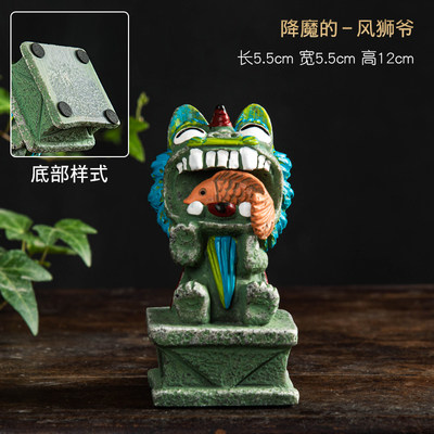 风狮爷冲绳狮子降魔的2.0石敢当镇宅金门书桌车载同款摆件包邮