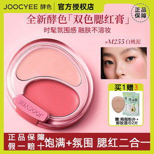 虞书欣同款 G252灰粉酱水光肌膨胀氛围腮红 Joocyee酵色双色腮红膏