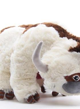 降世神通神牛的气宗飞天蛮牛神牛毛绒公仔阿帕牛Appa玩具蝙蝠娃娃