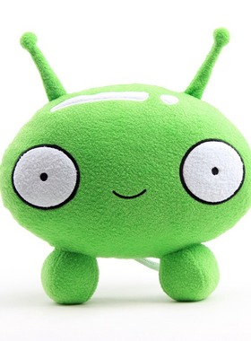 好质量 太空终界Final Space 绿色月饼Mooncake 毛绒公仔玩具抱枕