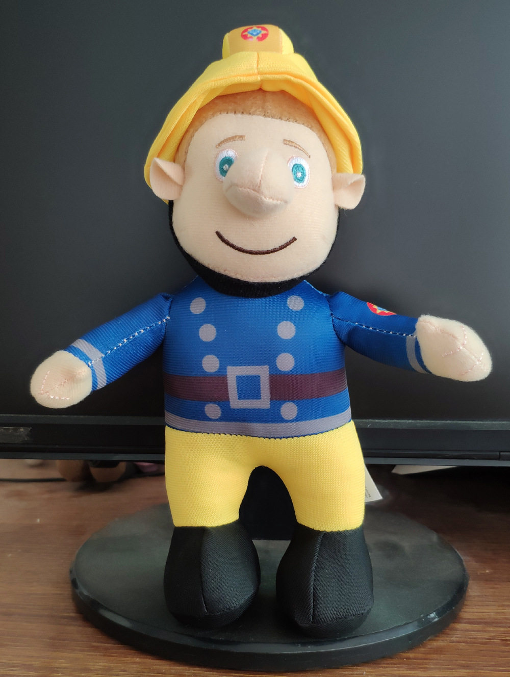 蓝色消防员山姆 fireman sam 儿童毛绒玩具公仔礼物