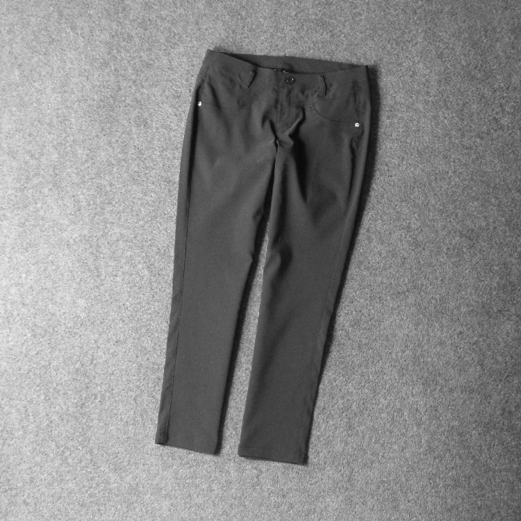 1894-外贸德国原单中低腰显高显瘦笔挺直筒百搭长裤 200斤超大码
