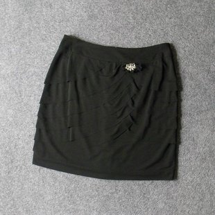 通勤OL包臀显瘦一步裙半身裙层层裙 7208 好垂感 清仓 腰围80 断码