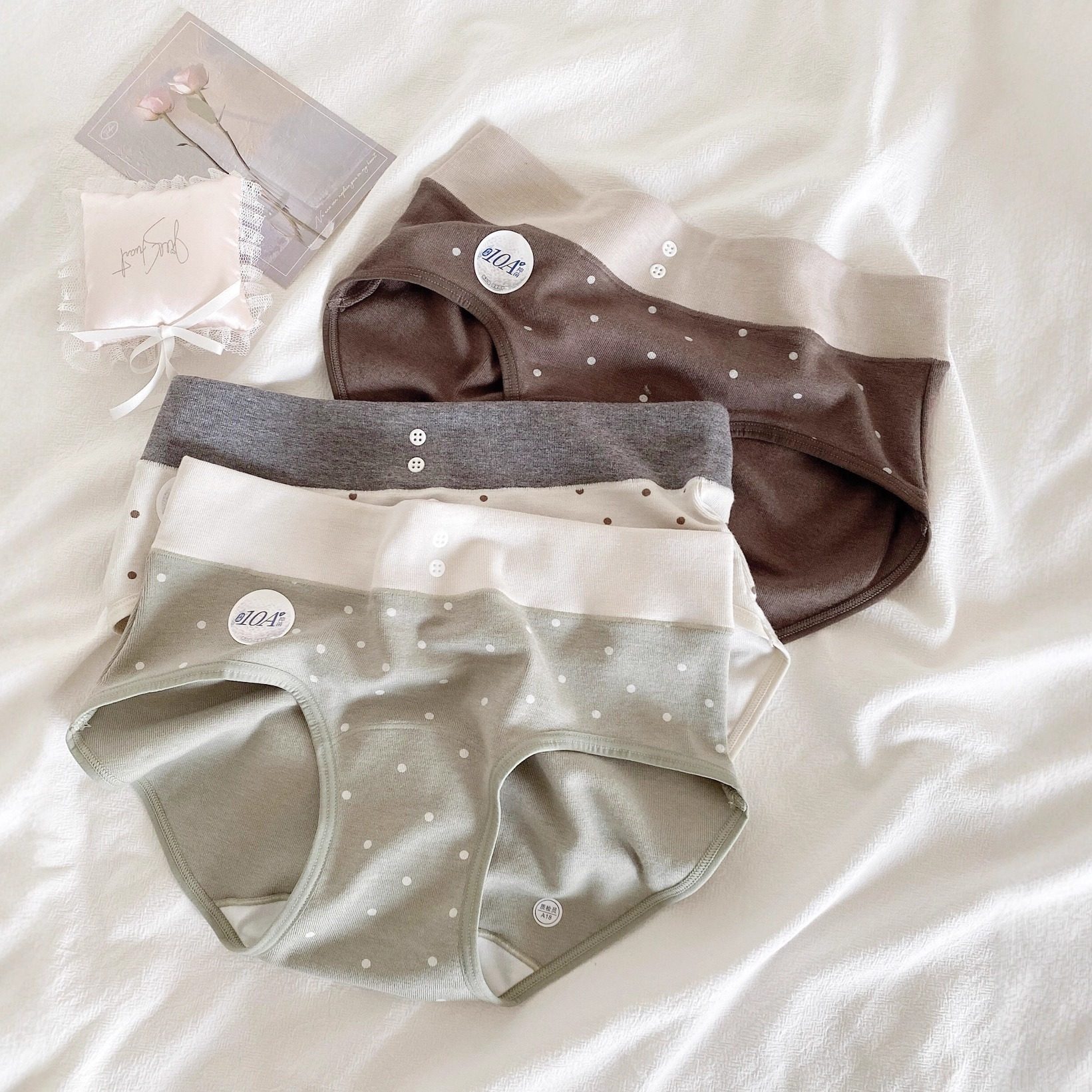 磨毛加厚秋冬内裤柔软舒适包臀中腰纯色可爱波点加长裆三角裤女,女士内衣/男士内衣/家居服,女三角裤,淘宝优惠券,粉丝福利购,淘宝优惠卷