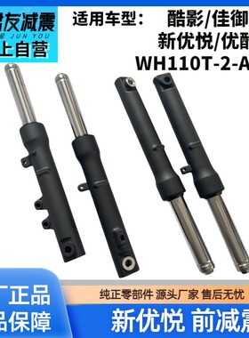 适用五羊本田新优悦优酷睿御佳御酷E影WH110T-2ADE67前减震器前叉