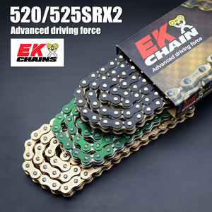 适用黄龙600 300异兽Z800改装日本进口EK彩色520 525 530油封链条