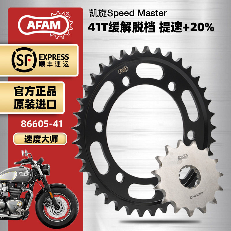 AFAM进口牙盘适用凯旋速度大师Speed Master1200大小链轮RK链条,摩托车/装备/配件,链条,淘宝优惠券,粉丝福利购,淘宝优惠卷