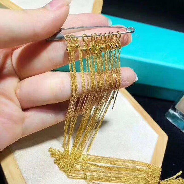 DIY带针路路通万能调节粗链珍珠