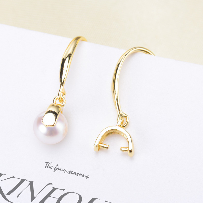 DIY珍珠配件 S925纯银耳钉空托 全孔款珍珠耳环托女 配7-8mm圆珠,饰品/流行首饰/时尚饰品新,其他DIY饰品配件,淘宝优惠券,粉丝福利购,淘宝优惠卷